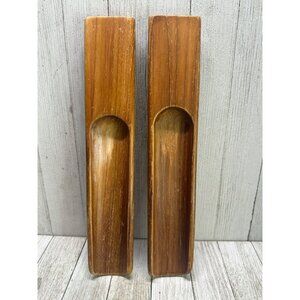 Vtg Dansk Danish Teak Salad Tongs Wood Mid Century Modern MCM Thailand 11.5" L